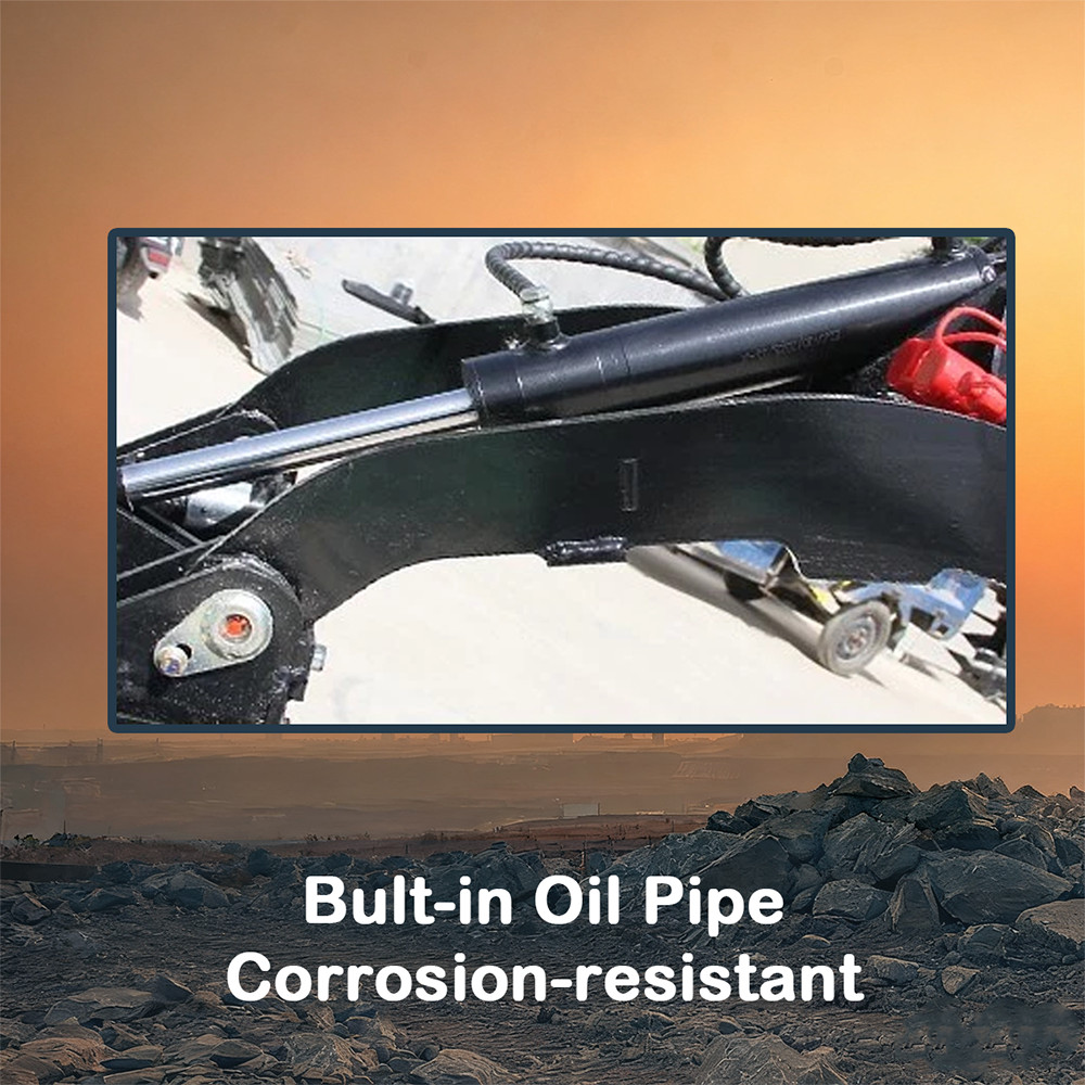 Mini Skid Steer 13.5HP Track Loader Hydraulic Gasoline Engine