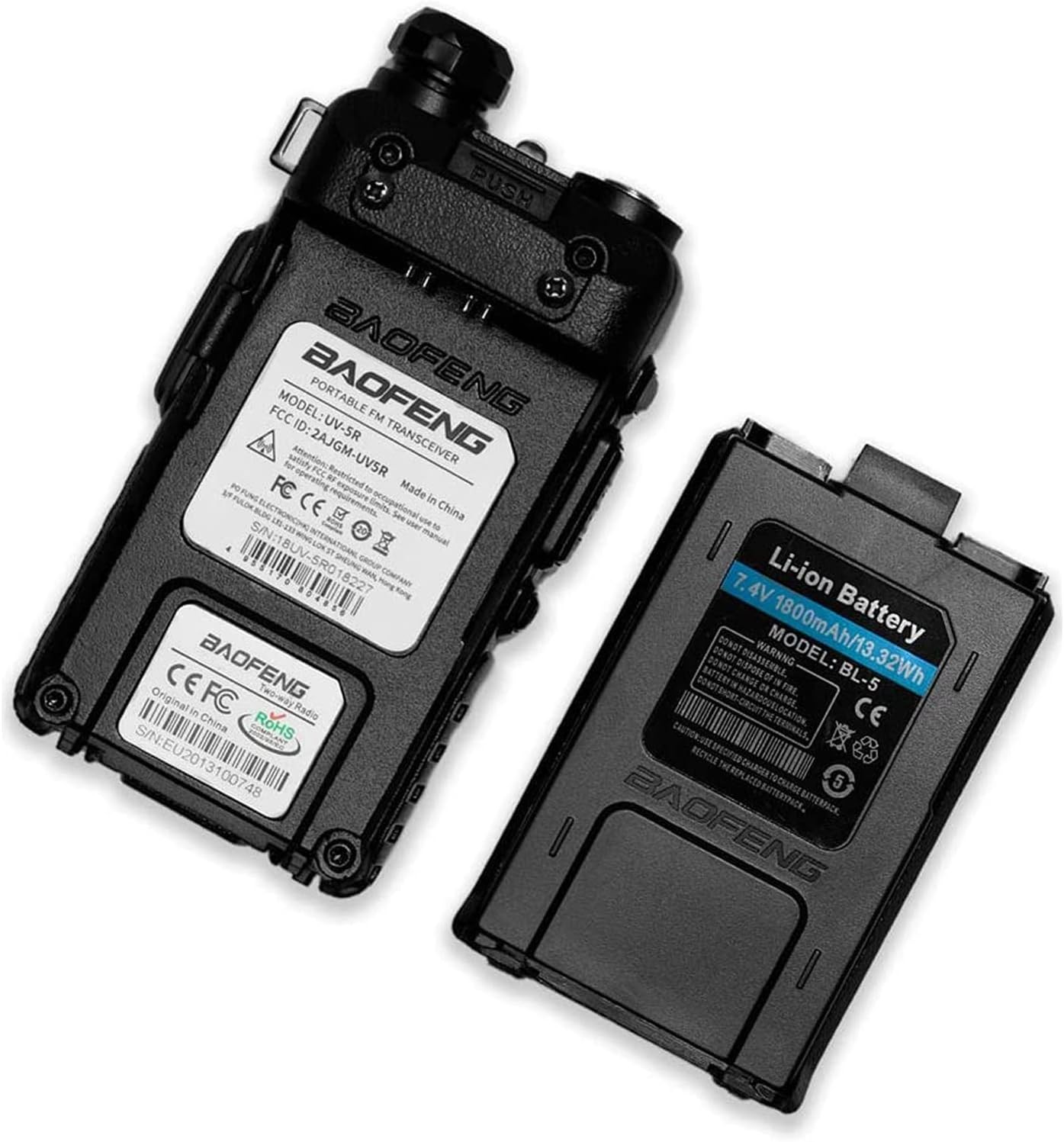 Baofeng UV-5R Upgraded Legal Version Dual Band Walkie Talkies Two Way Radio US