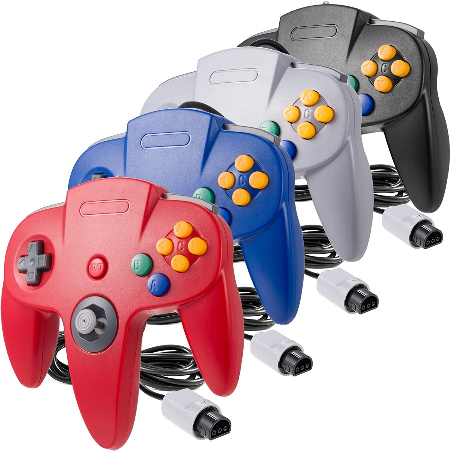 New Wired Controller Joystick Compatible With Nintendo 64 N64 Video Game Console