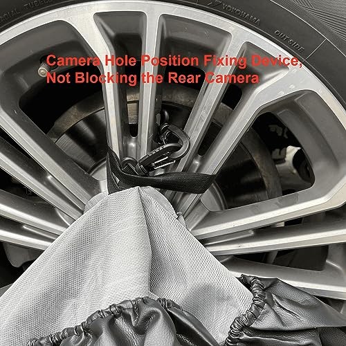 for Ford Bronco Spare Tire Cover with Camera Hole, Spare Wheel Cover with XL