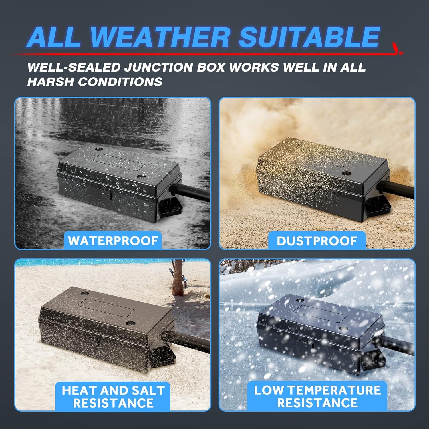 7-Way Trailer Plug 7 Pin Trailer Weatherproof Trailer Wiring Harness Connector