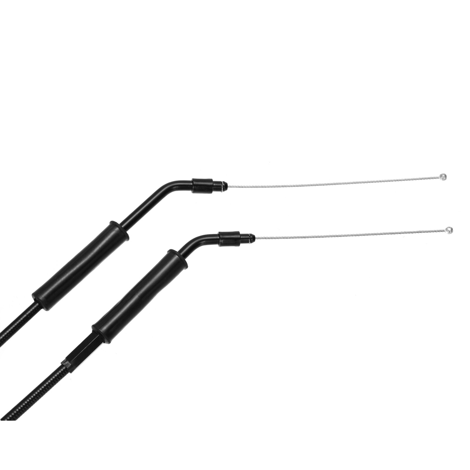 44.3" Black Throttle Idle Cable For Harley 00-06 Touring Electra Glide Road King