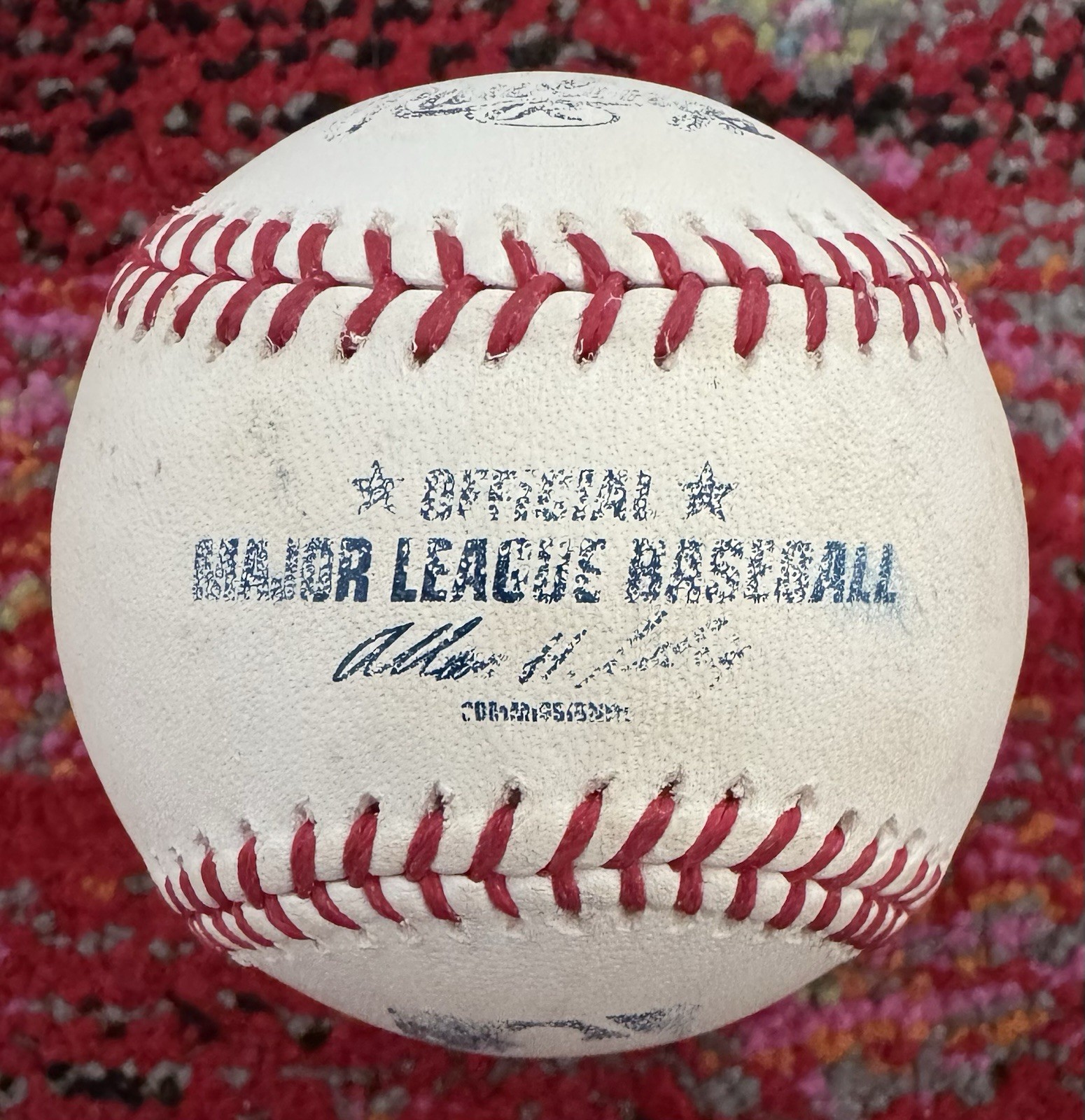 Jerry Remy Autographed Game Used OMLB Selig Baseball