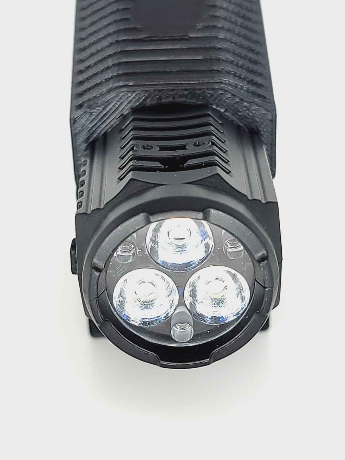Tactical Flashlight - Rechargeable - 300 Lumen - 3 Wick - Picatinny Mount