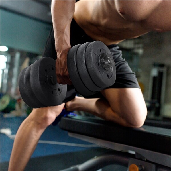 Dumbbell Set 44 LB Adjustable Weight Set for Men & Women Body Building Training