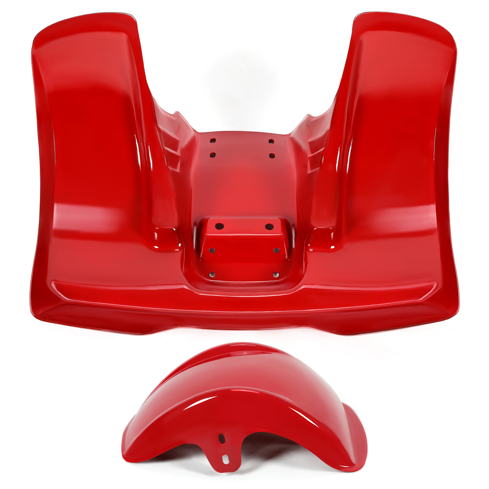 For Honda ATC70 1978-1985 Front and Rear Fender Kit Red Plastic # 119982