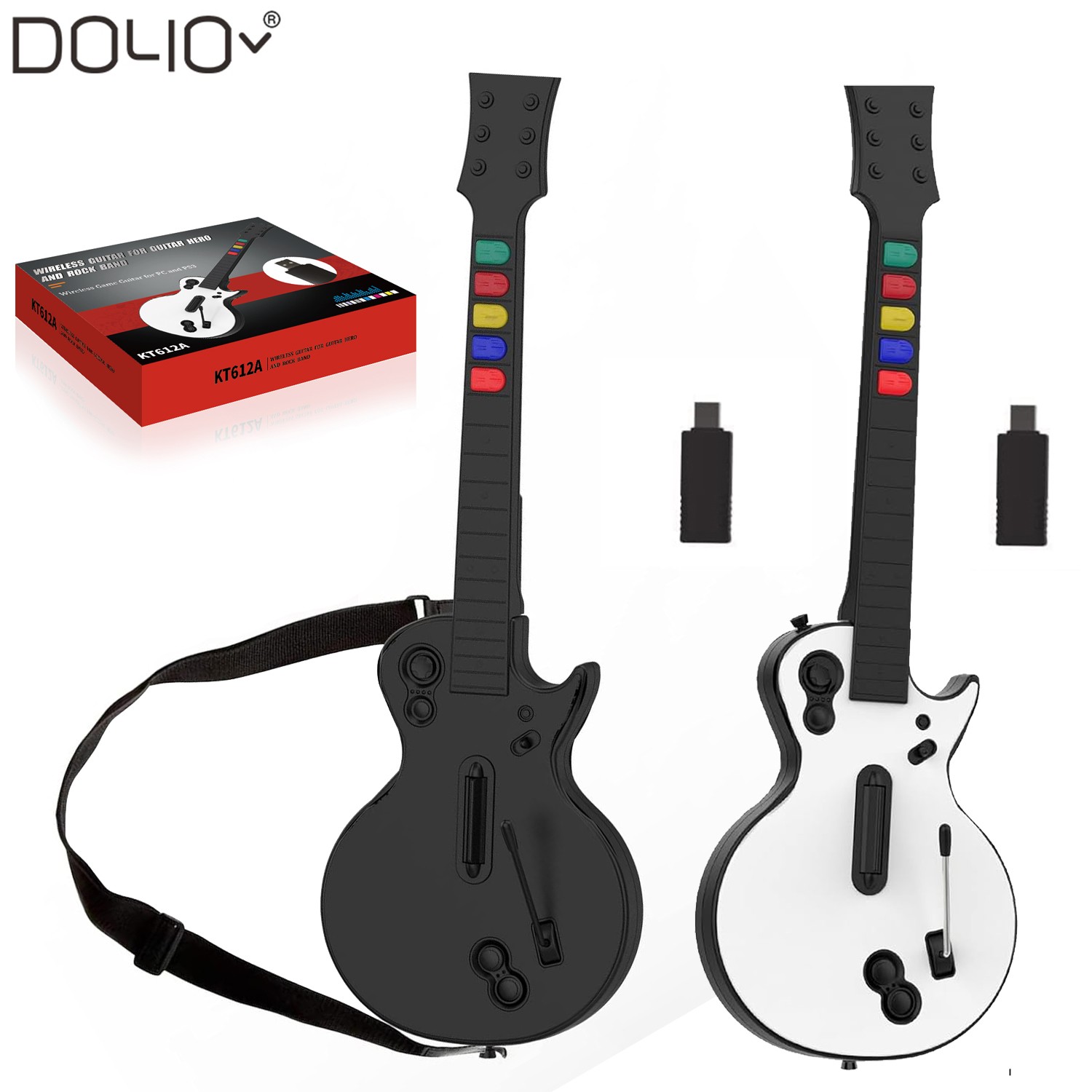DOYO Wireless Guitar for Guitar Hero Controller PC/P3 Guitar Hero 3/4/5