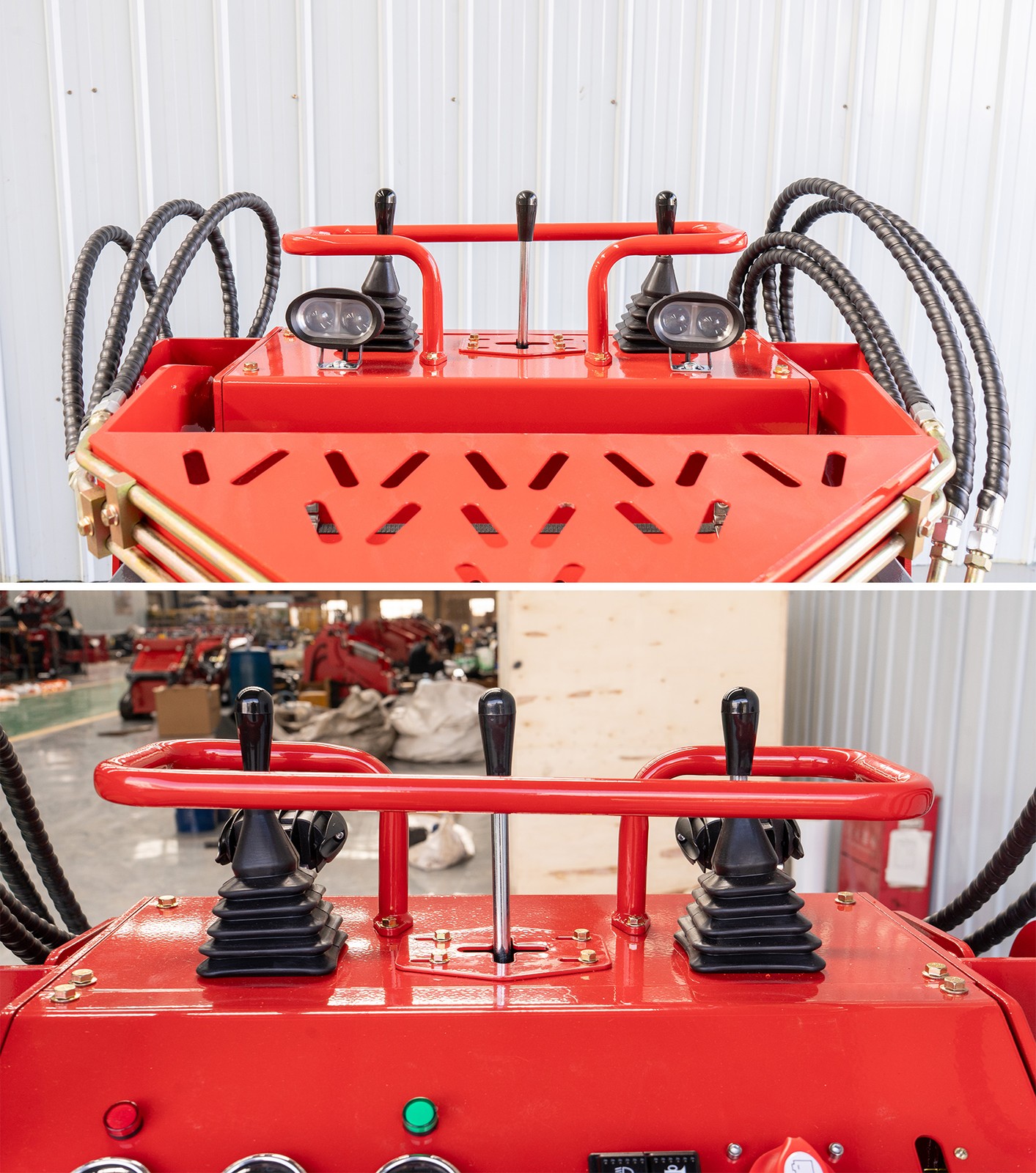 480 2645Lbs Tracked EPA 23HP 13GPM Mini Skid Steer 3-Pumps FREE SHIP Unloading