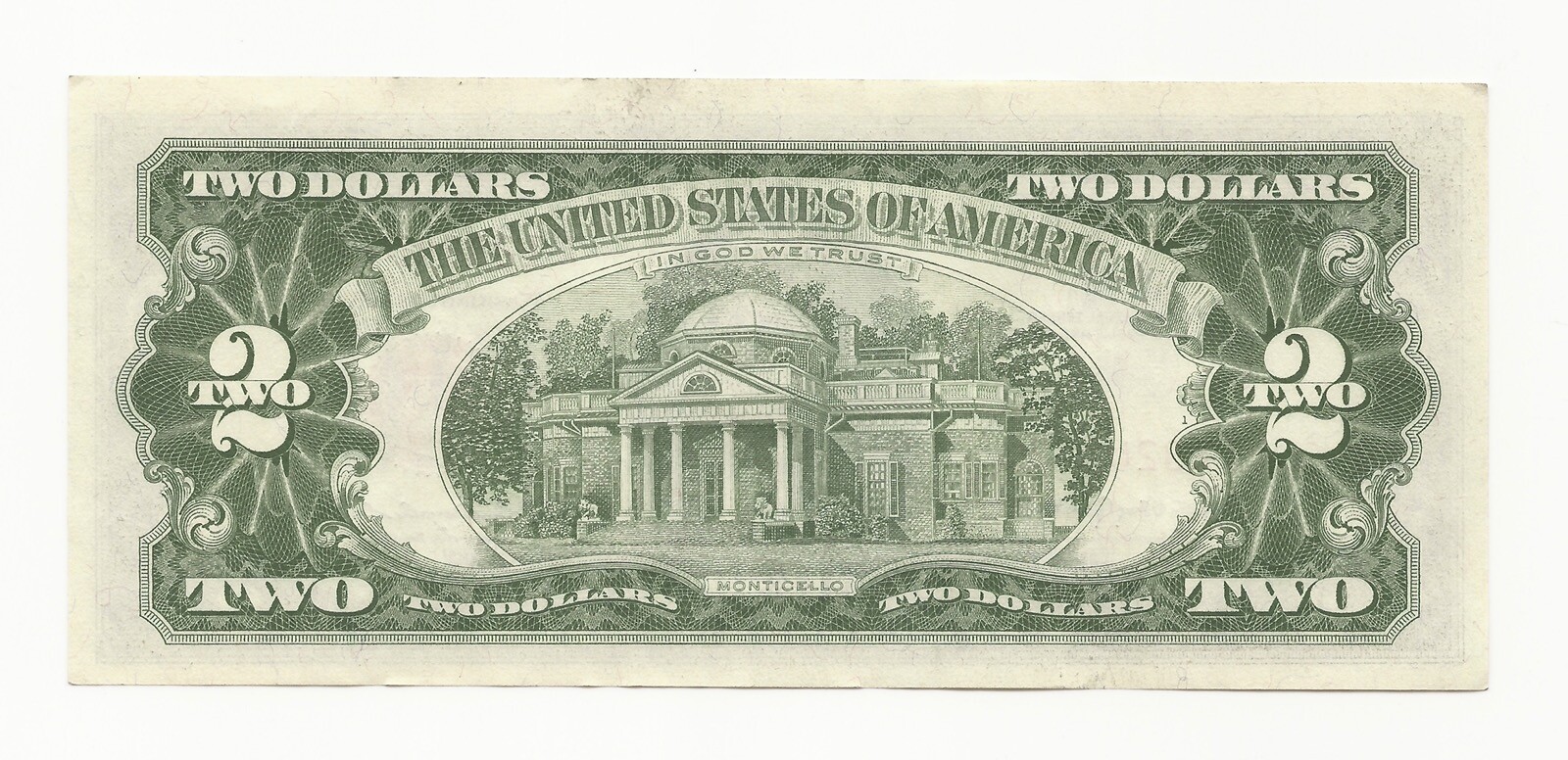 CRISP AU/CU 1963 $2 Dollar Bill Red Seal United States Note UNC UNCIRCULATED