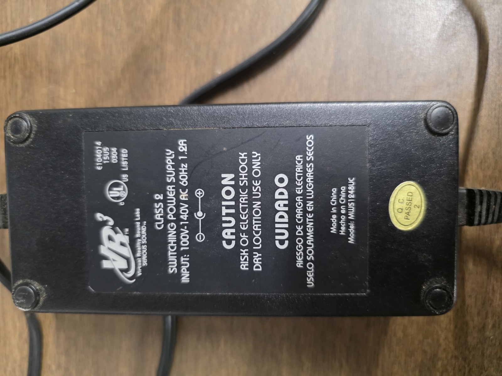 Virtual Reality Sound Labs VR3 Retro Clear Sound System Speakers Tested Working