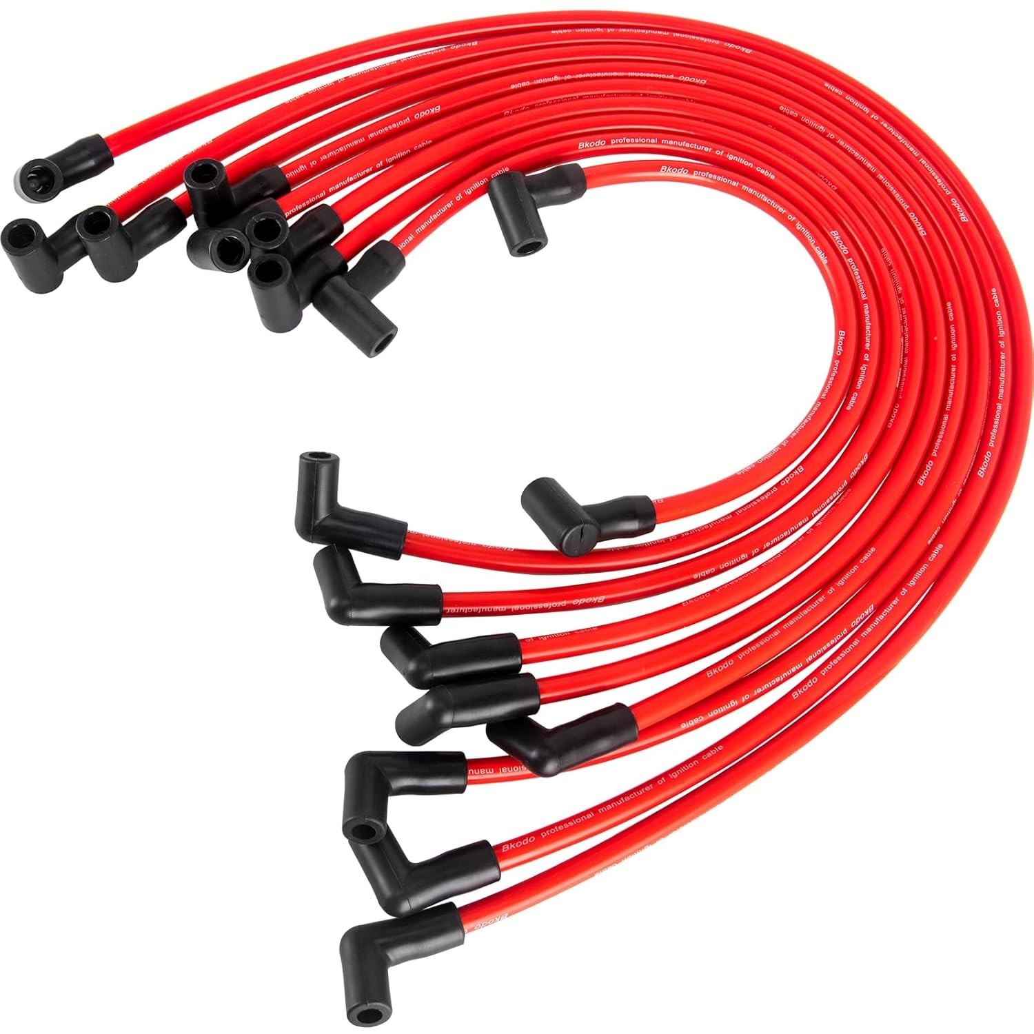 High Performance 10.5mm Spark Plug Wires Set Fit for HEI BBC SBC 350 454 383 Ele