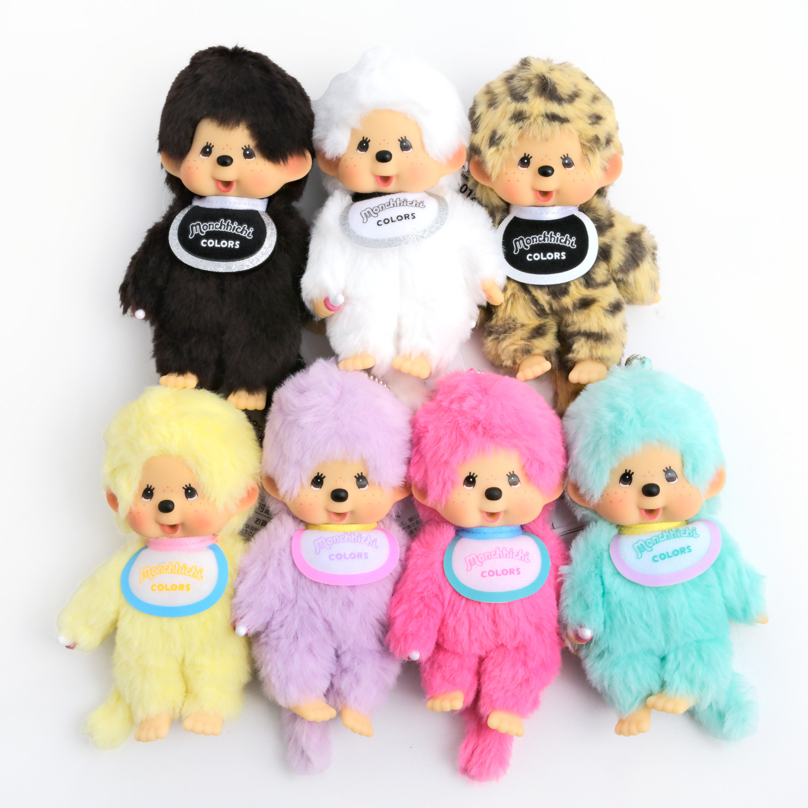 Sekiguchi - Monchhichi Colors - Plush Keychain Mascot
