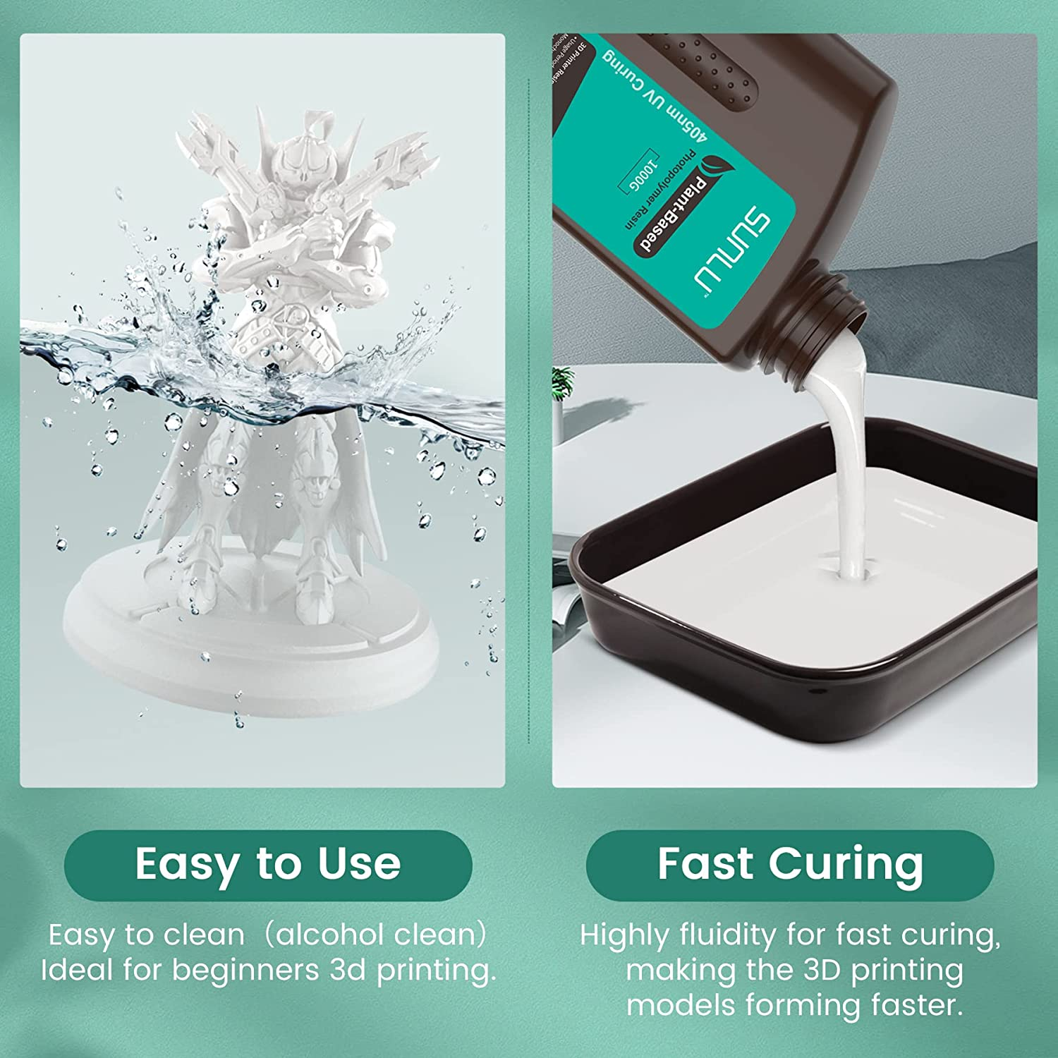 10×1KG SUNLU Standard/Standard-Plus/Washable/Toughness/ABS-Like/PA-Like Resin