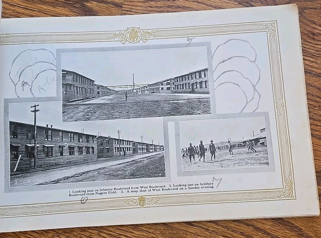 1918 Cantonment Life Camp Funston Book Magazine Kansas KS WW1 WWI