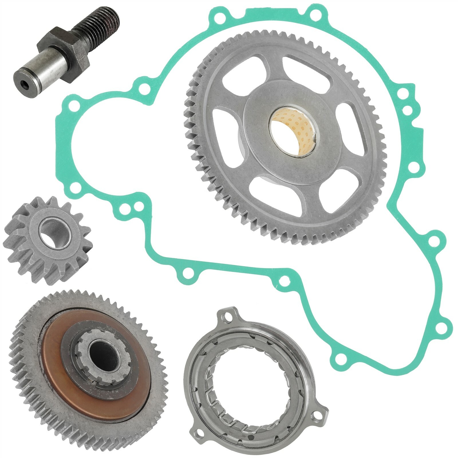 Starter Clutch Idler Gear fits Polaris RZR XP 4 900 2012 Torque Limit Shaft