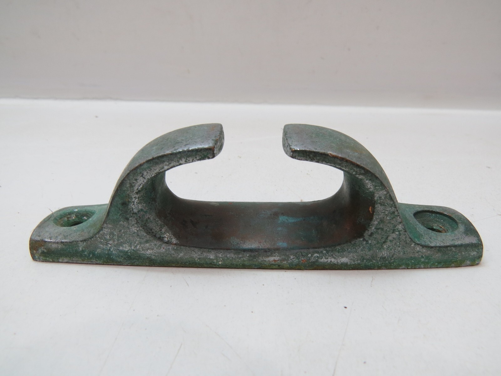 D2C586C 5 Inch Chrome Over Bronze Boat Chock Fairlead Marine