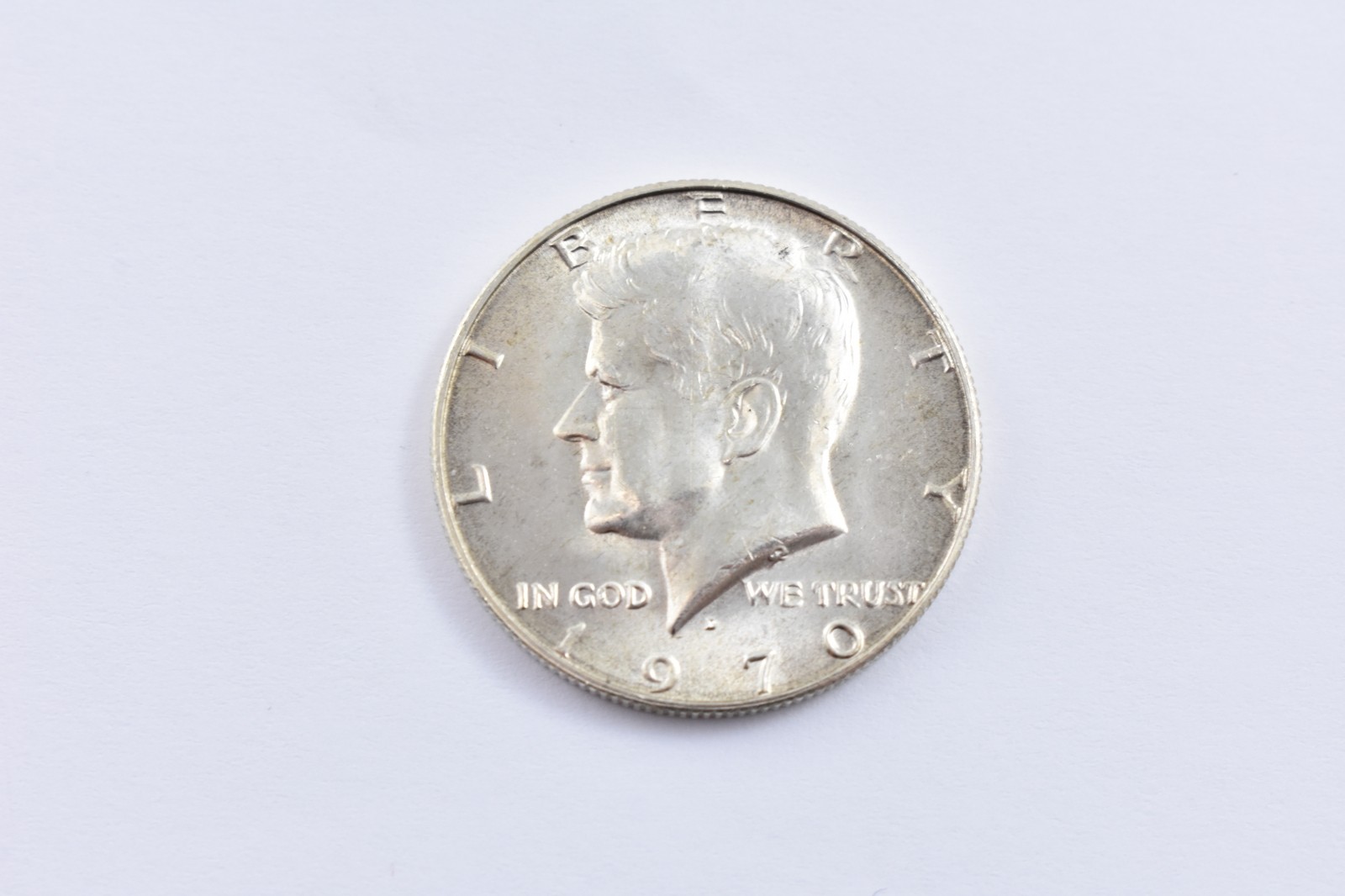1970-D Kennedy Half Dollar 40% Silver KEY DATE Unc (1 coin)