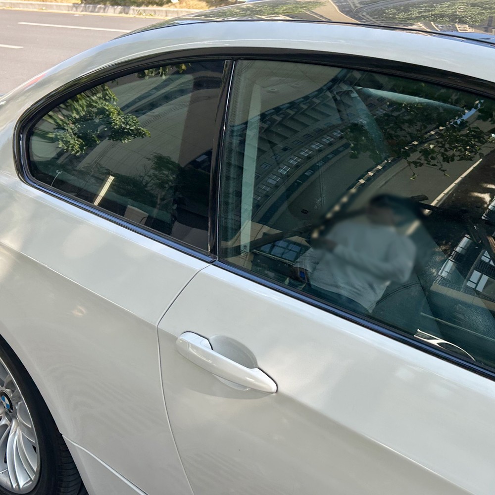 Glossy Black Chrome Delete Window Trims For BMW 3 Series E92 Coupe 2005-2012