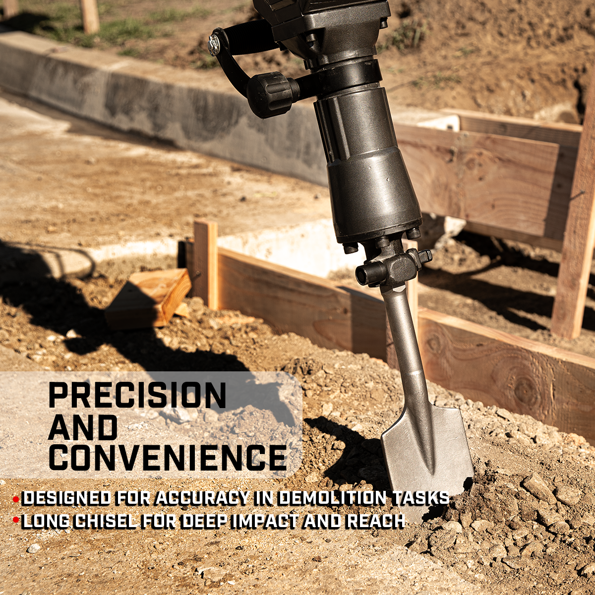 XtremepowerUS 1-1/8 Hex Asphalt Scoop Chisel Bit for Jack Hammer