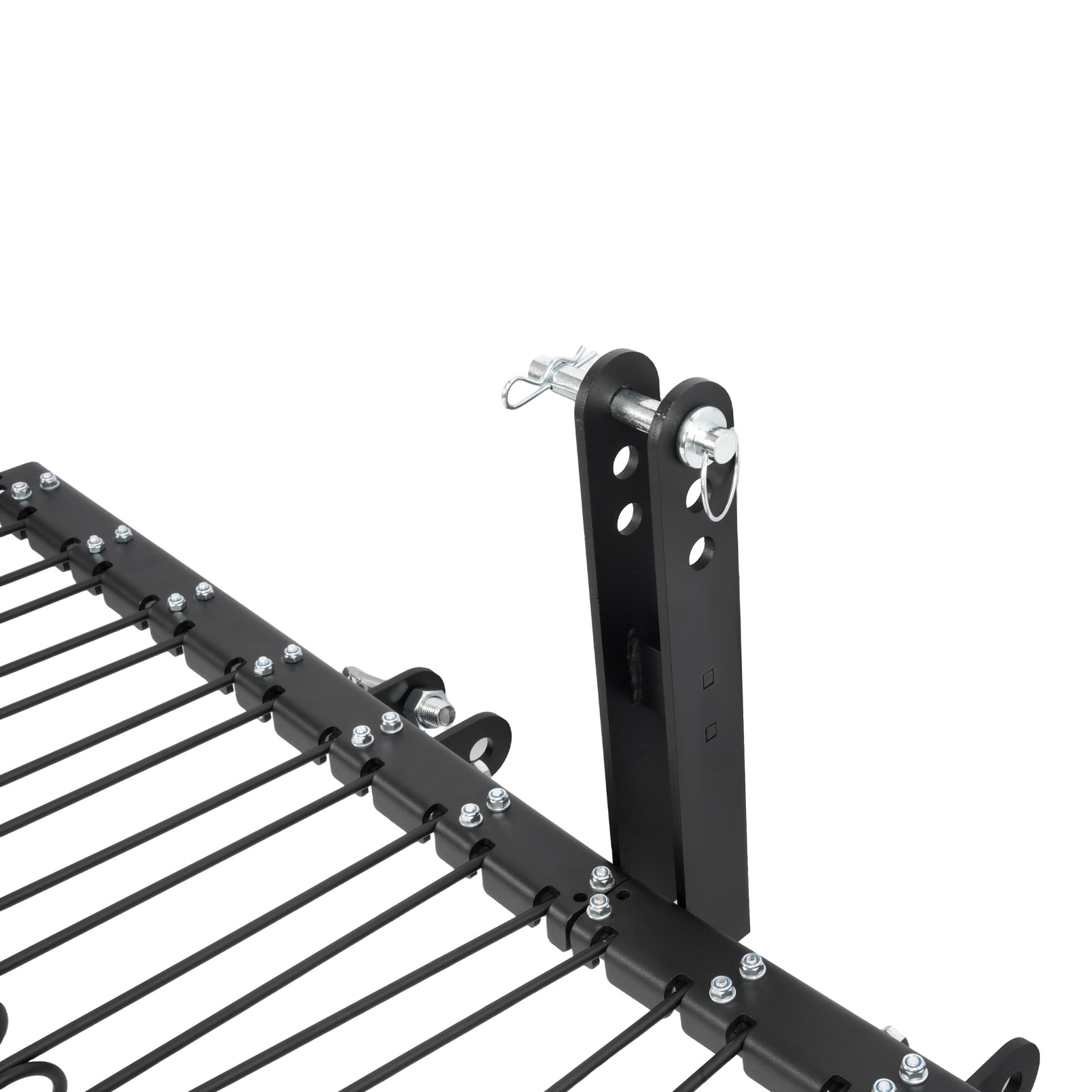 3 Point 60" Pine Straw Rake Landscape Rake For Cat0 Cat1 Tractor Attachment