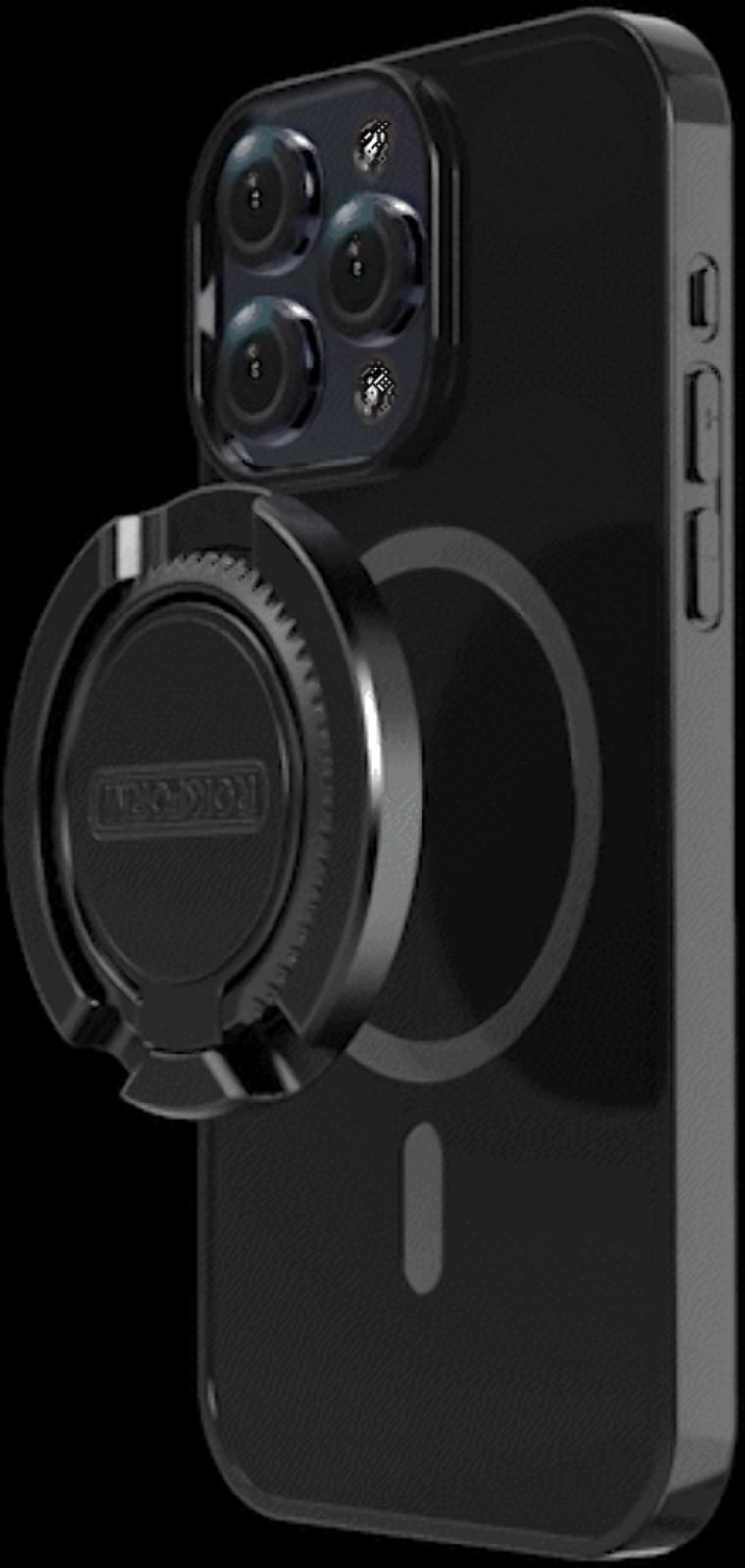 Rokform Triple MAGMAX Magnetic Sport Phone Ring Stand MagSafe Front Back Magnets