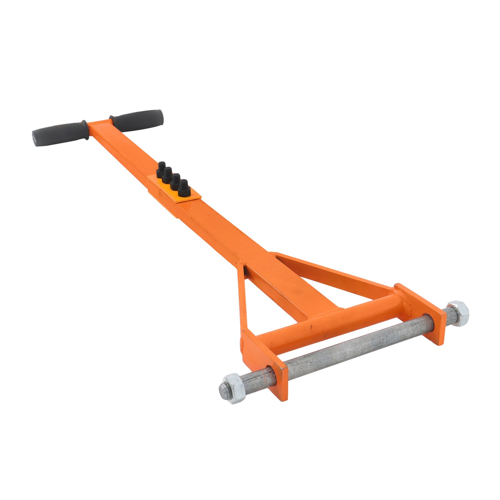 4 Pcs Heavy Duty Machinery Skates Dolly 360° Rotation 6T/13200Lbs With Handle