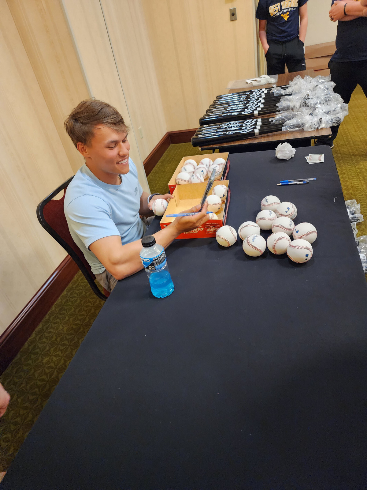 JJ Wetherholt Autographed OMLB Baseball Inscribed Bible Verse Beckett COA