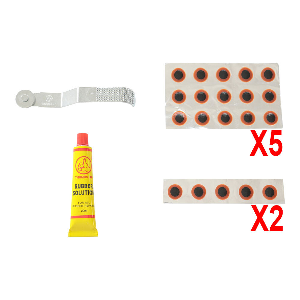 BIKE BICYCLE Repair Tube Patches, 20ml , Tool, 100 patches  #6017