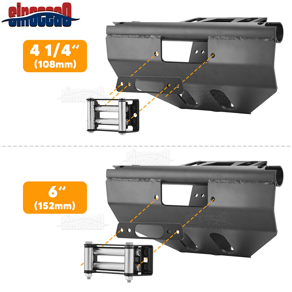 For Can-Am Maverick X3 Max RR Turbo 17+ UTV Steel Front Bumper Winch Mount Plate