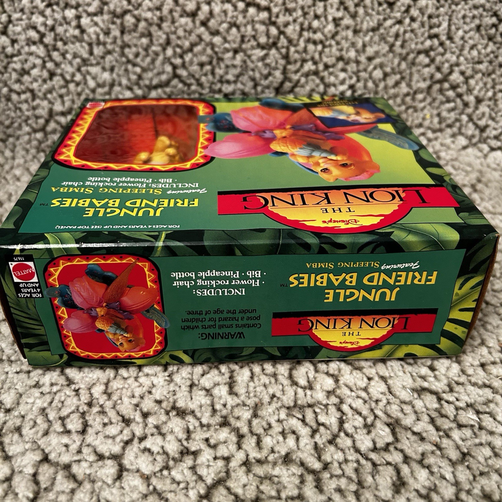 Disney The Lion King Jungle Friend Babies Sleeping Simba Toy New VTG