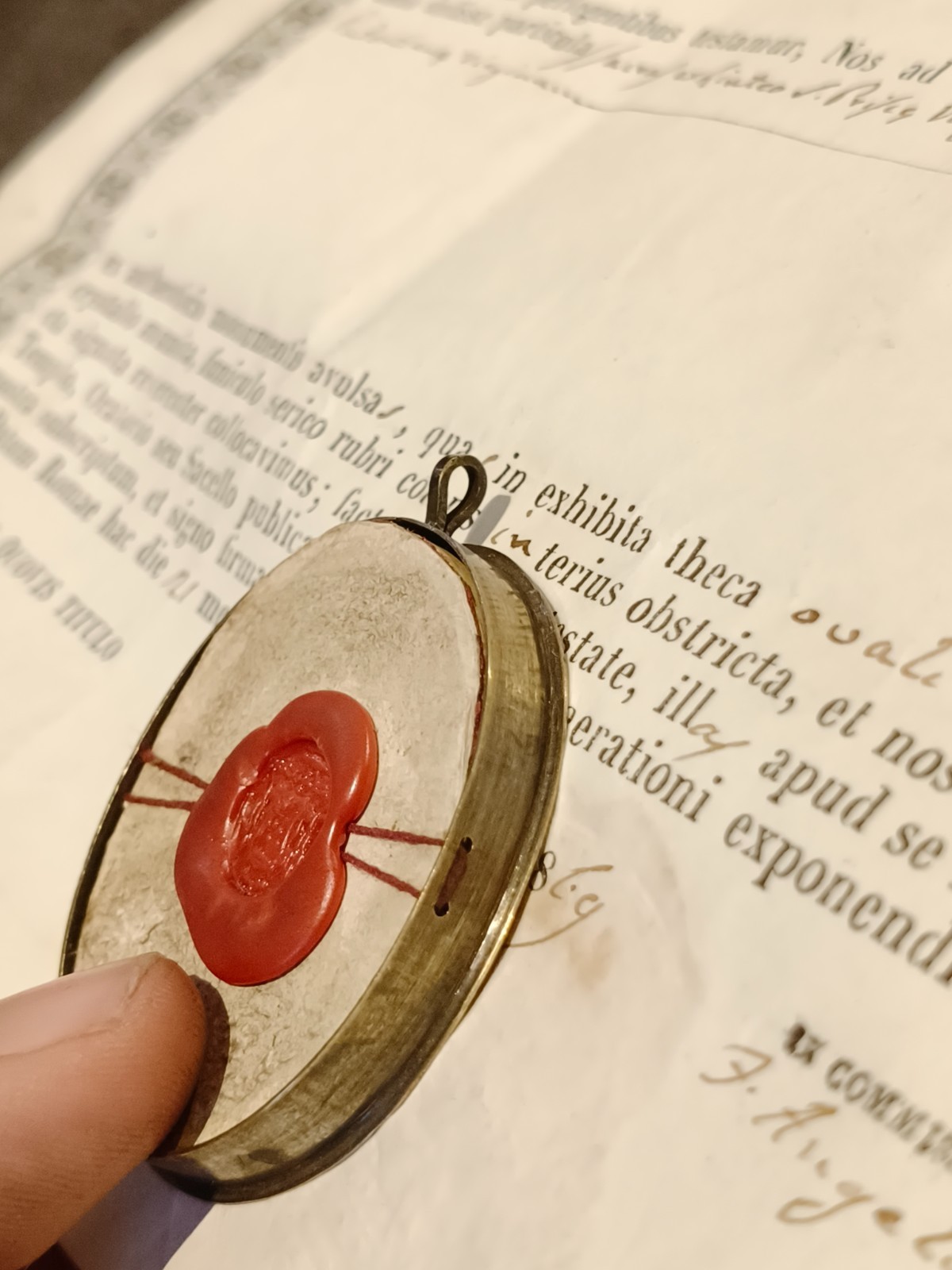 Reliquary 5 Relics St Margaret Prisca Margaret Pudenziana Praxedes+ Document COA