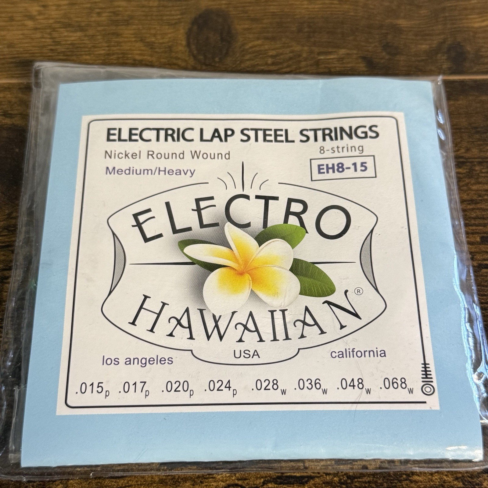 NEW – Electro Hawaiian Lap Steel String for 8-String Lap Steel – Single Set