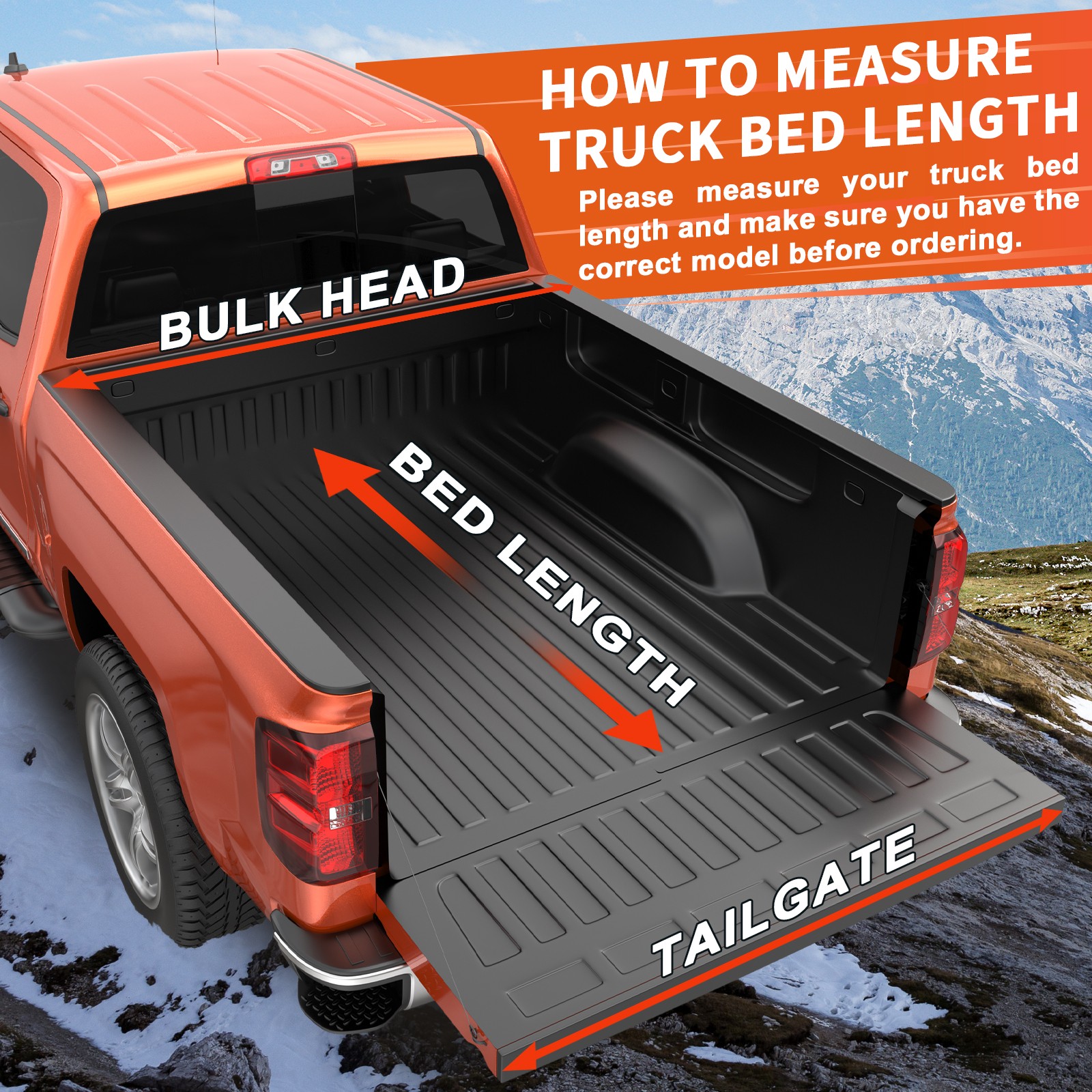 5.5FT Hard 4-Fold Tonneau Cover For 2015-25 Ford F-150 F150 Truck Bed Waterproof