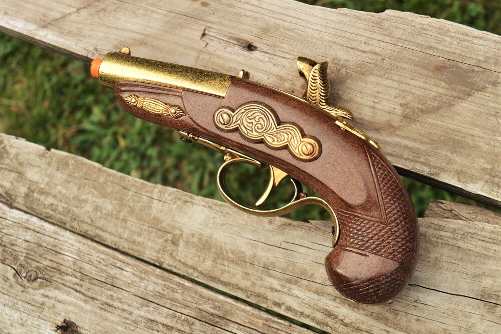 1862 Baby Philadelphia Derringer - Civil War Lincoln Assassination Denix Replica