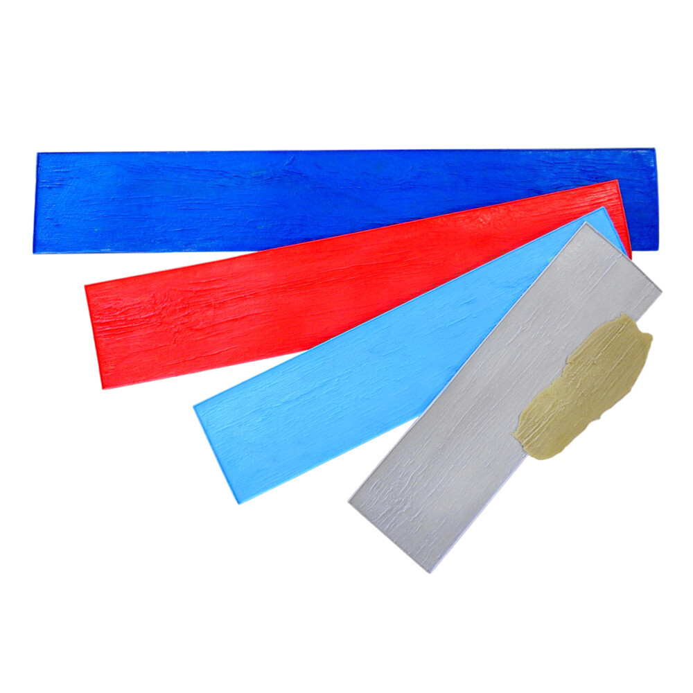 Centennial Plank | 5 pc. Decorative Concrete Stamp Set by Walttools