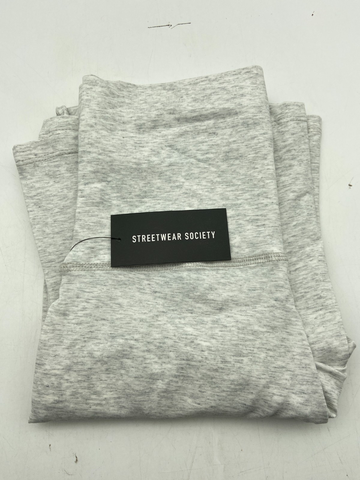 Streetwear Society Flare Leggings Light Gray X-Small New