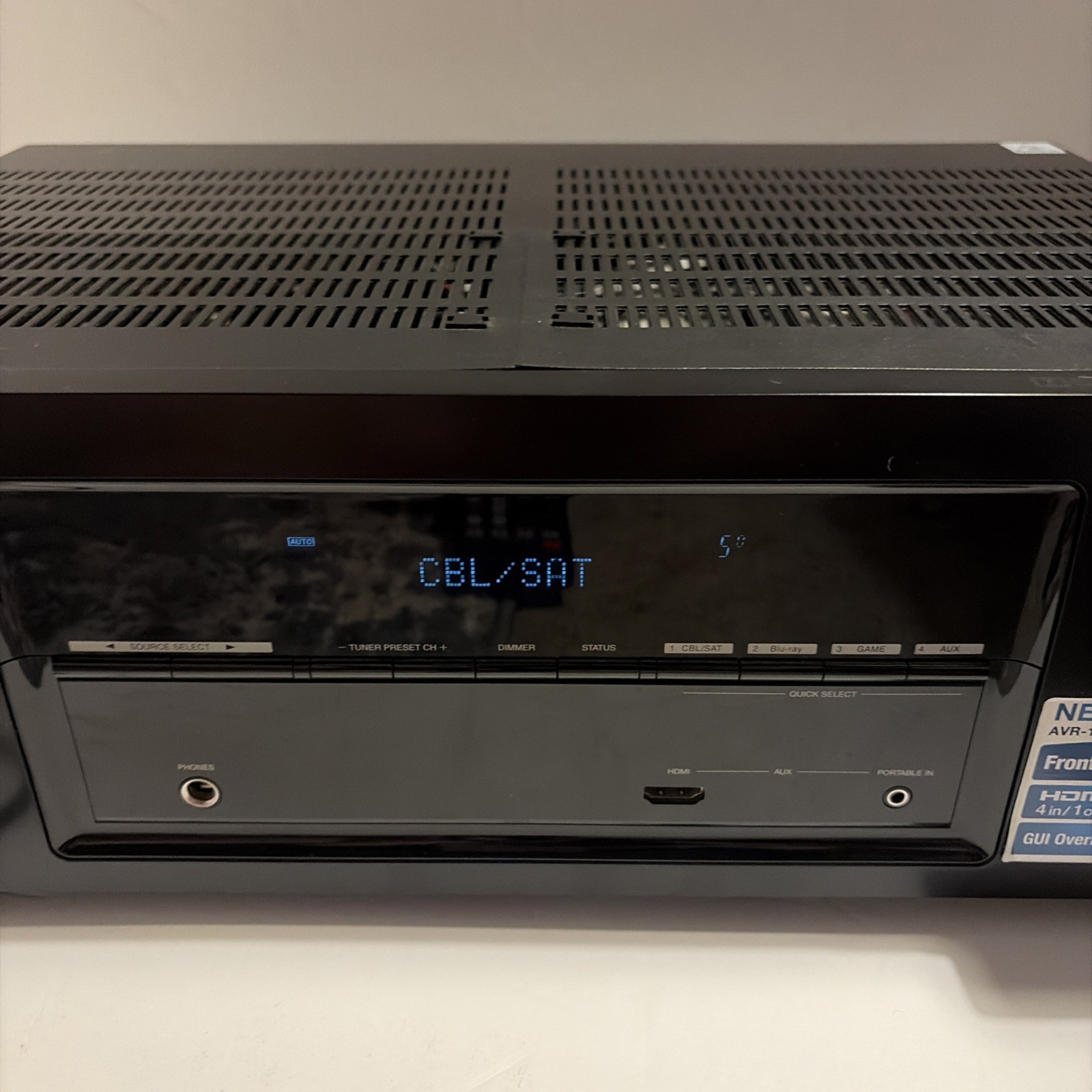 Denon AVR-1513 5.1 Ch HDMI Network Home Theater Receiver Stereo + Remote Bundle