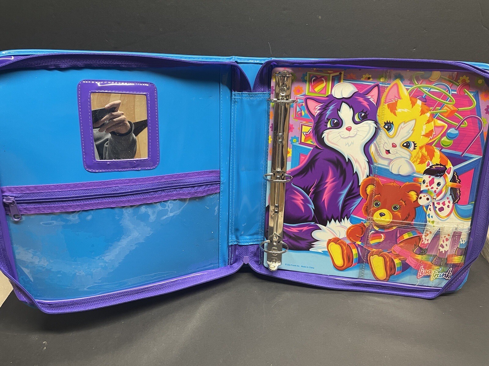 Vintage Lisa Frank Large Trapper Keeper Good Shape VHTF