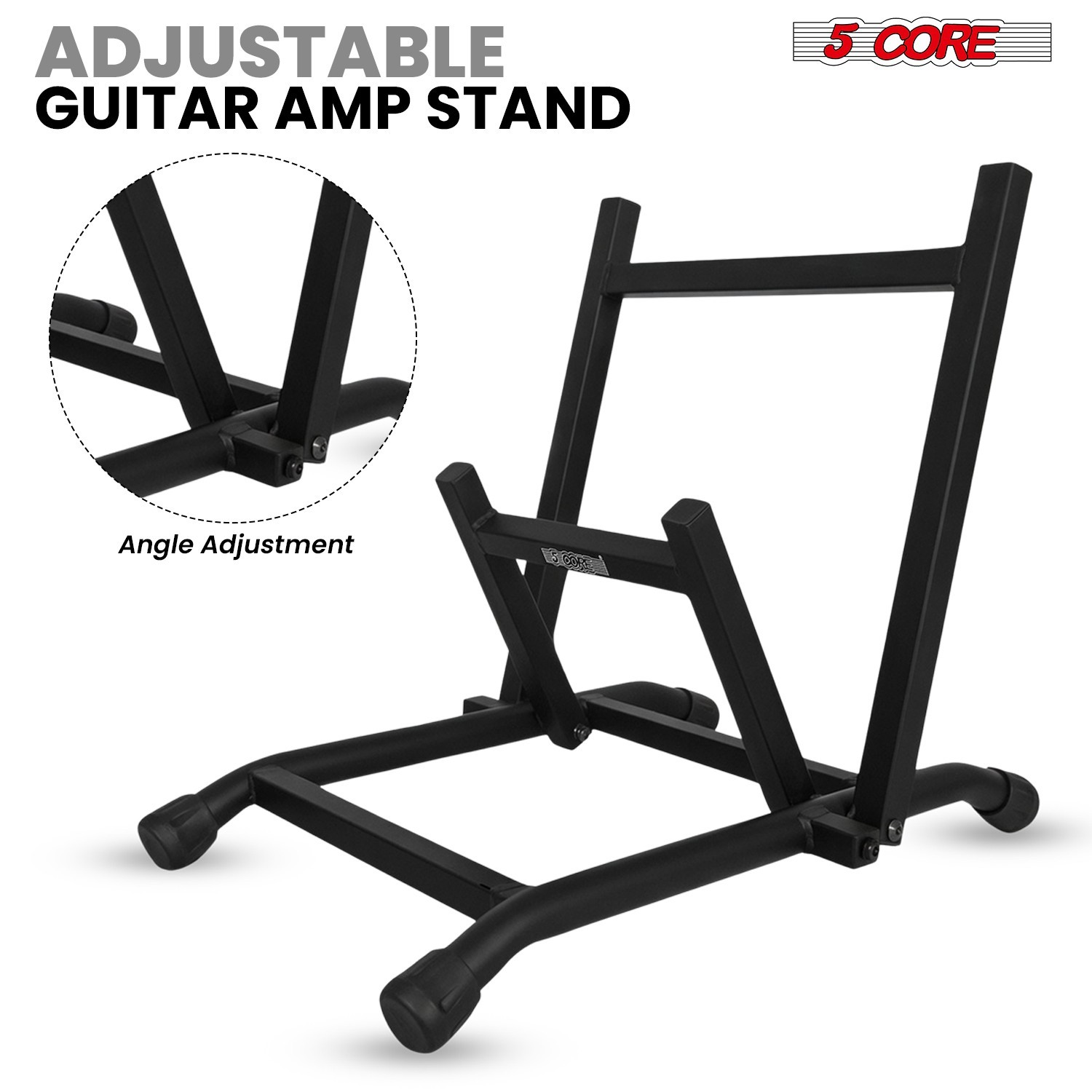 5 Core Amp Stand Low Profile Heavy Duty Adjustable Guitar amplifier Stands