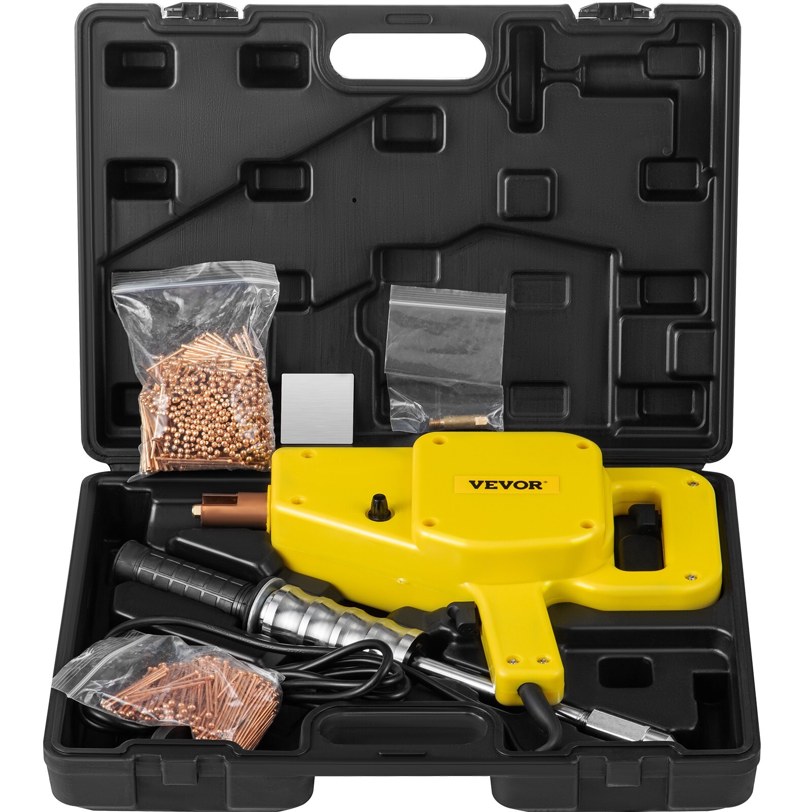 VEVOR Auto Body Dent Repair Kit 800VA Electric Stud Welder Gun w/ Puller Hammer