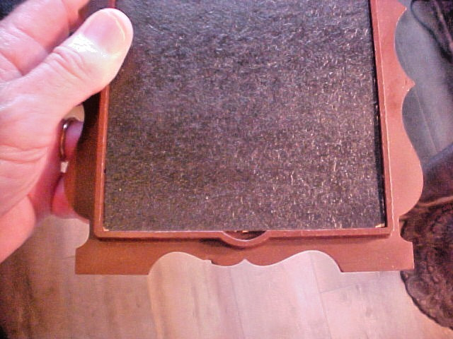 1855 Dated Cameo Themed Gutta Percha Thermoplastic Cabinet Card Wall Frame RARE!