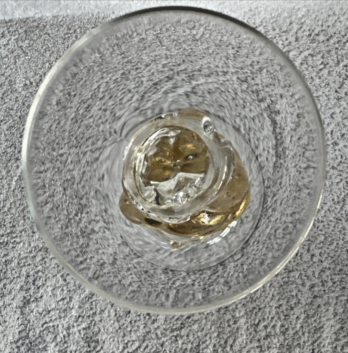 Gold Buddha Stem Glass Worshiping Goblet / Offering Goblet