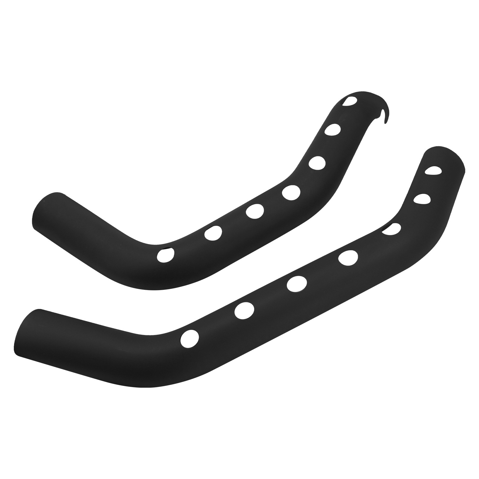 Exhaust Header Cover Pipe Heat Shields Black For Harley Sportster XL883 2004-up