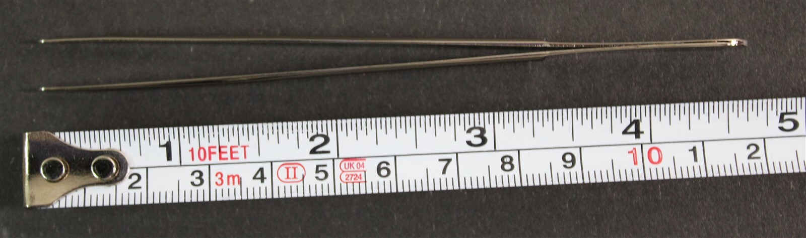 CKStamps: Showgard Stamp Tong #901 Point Tip 4 5/8" Long Tweezers W/Plastic Case