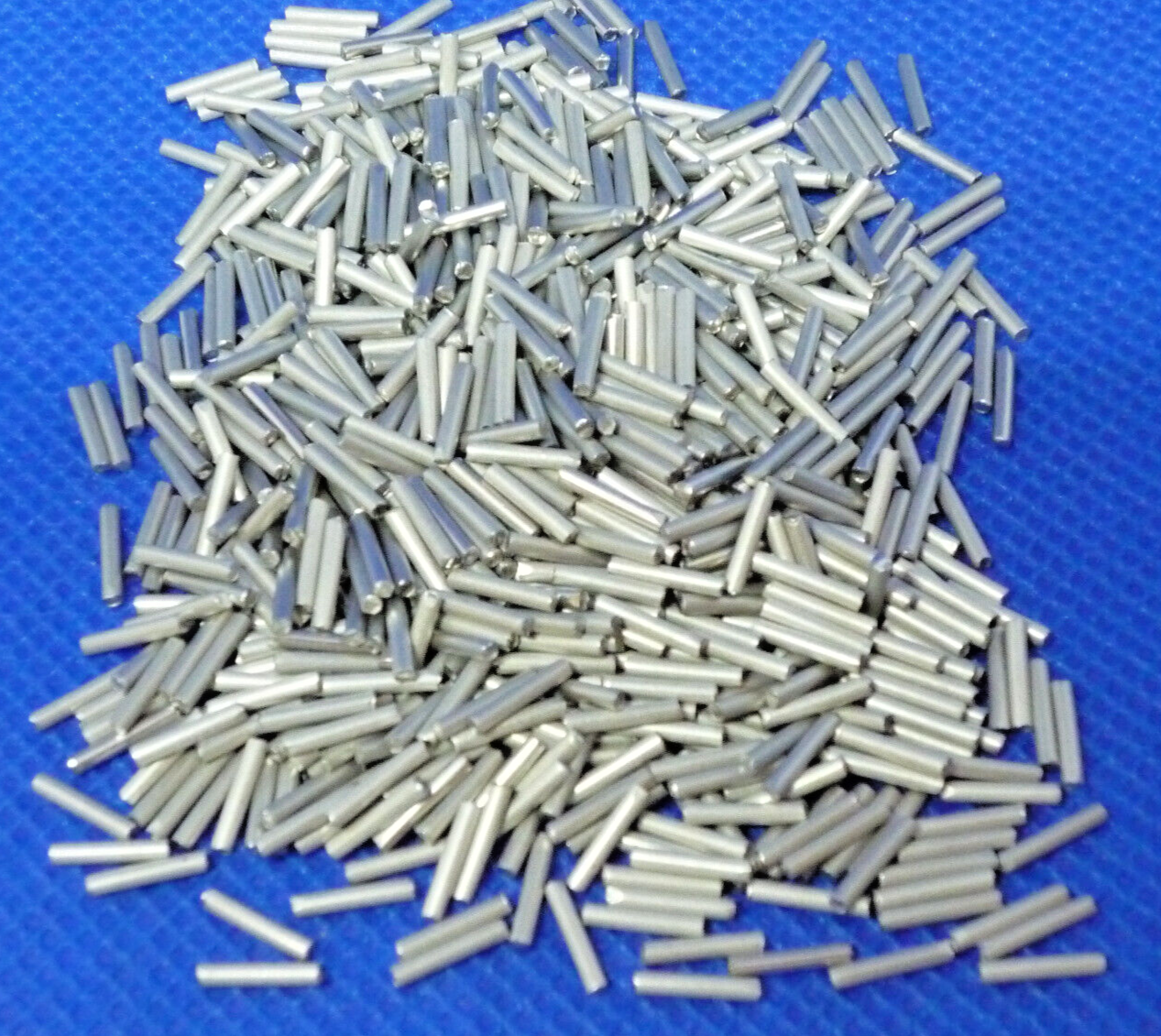 Stainless Steel shot for cleaning & burnishing Brass Casings(Pins .047" x .255")