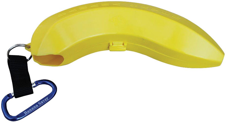 Premium USA-Made Banana Saver with Carabiner - Compact, Durable Food Storage