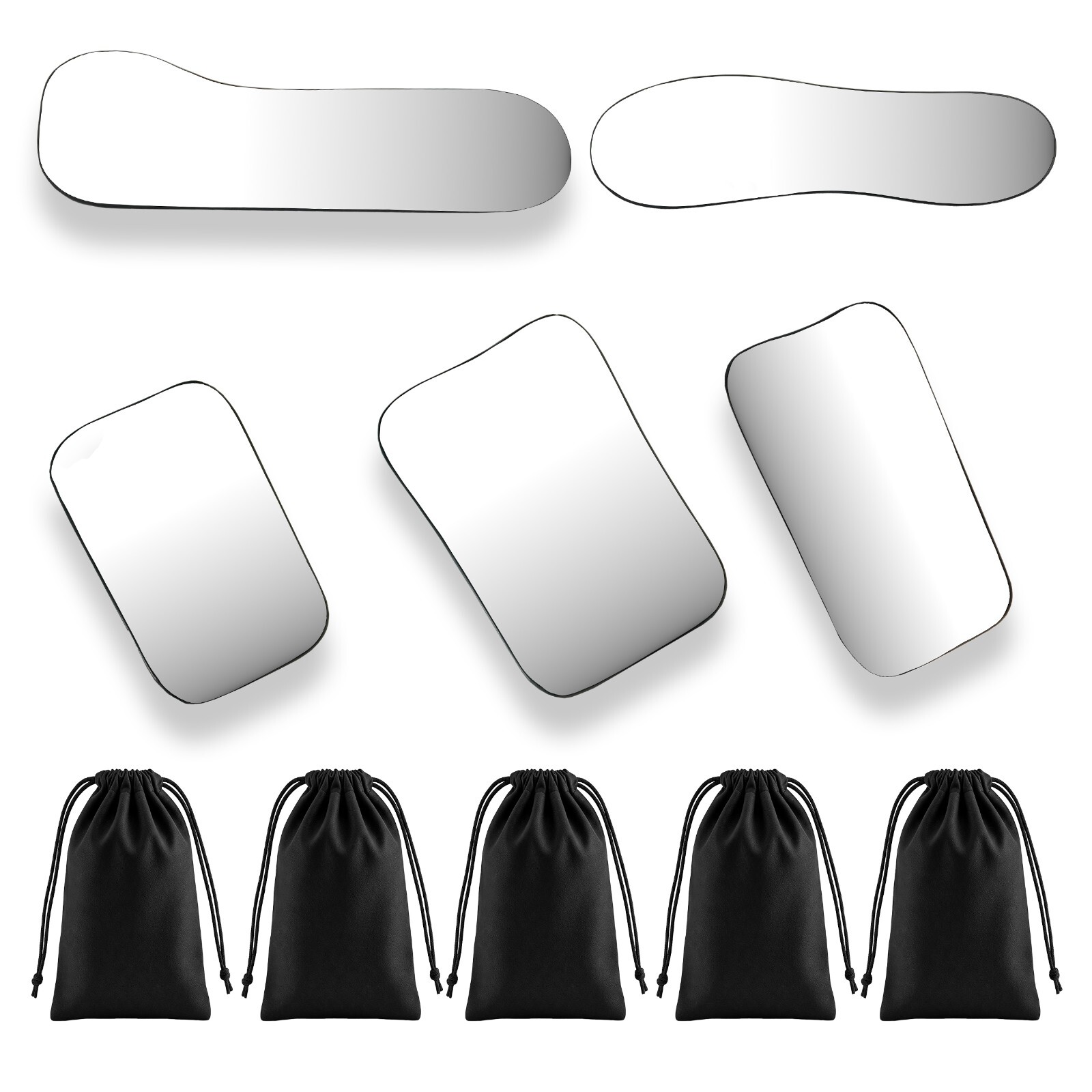 5 PCs Dental Mouth Mirror Occlusal Photography Mirror -Oral32