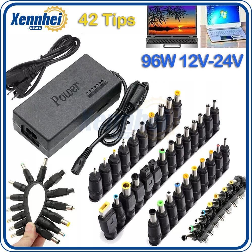 42 Tips 96W Universal Power Supply Charger for Laptop Notebook AC/DC Power