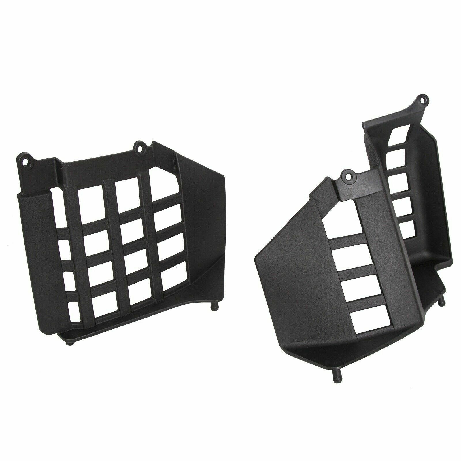 Black Heel Guards Footrest For 1987-2006 Yamaha Banshee LH+RH Nerf Bars