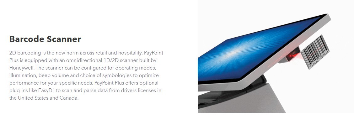 Elo PayPoint Plus POS Terminal 15.6" Touchscreen Android White E347513